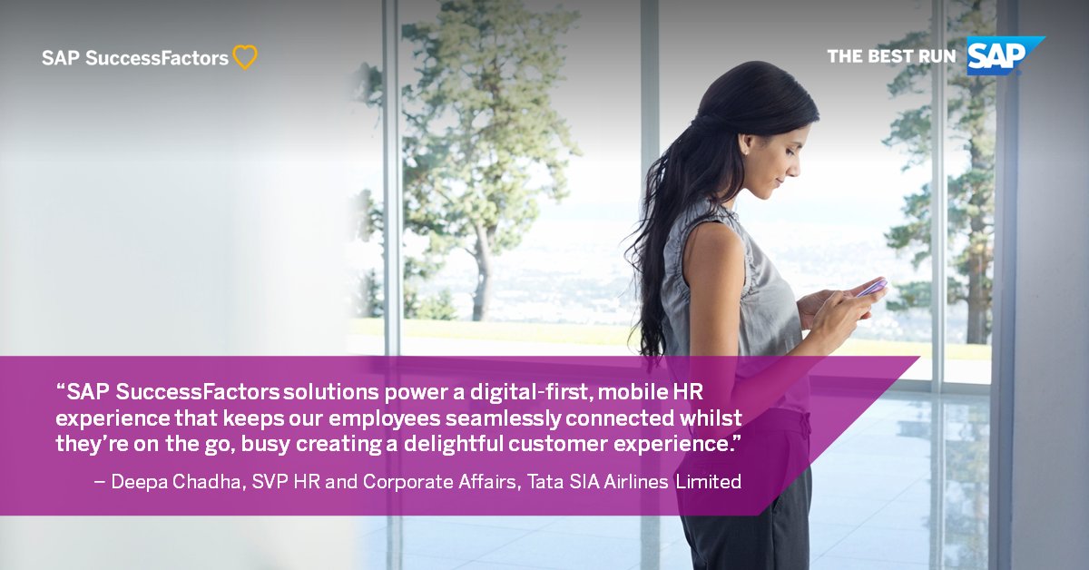pradeepsraj's tweet photo. Vistara flies millions of passengers between domestic and international destinations. To deliver the same delightful experience for its young, mobile workforce as it does for its customers, Vistara embarked on a HR digital transformation journey. https://t.co/btOt6OTrDf