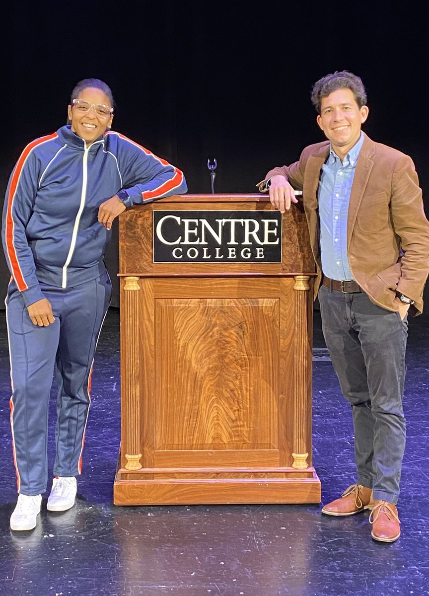 Many thanks to Rev. Stachelle Bussey. She visited Centre this evening and talked about the transformative work she does through The Hope Buss and The Hope Village in Louisville. She challenged and inspired. She even drove the bus down.