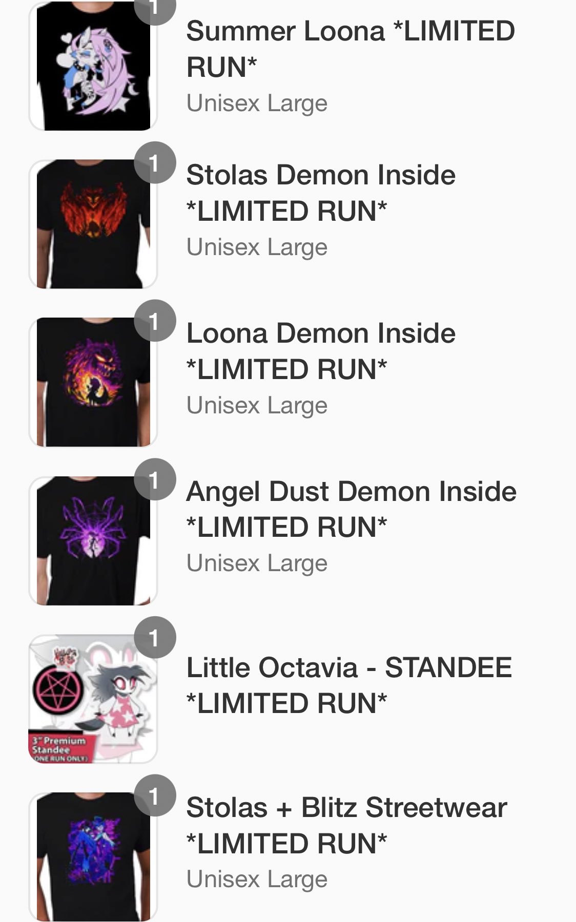 Helluva Boss Demon Loona 2022 *Limited Edition* Playmat www