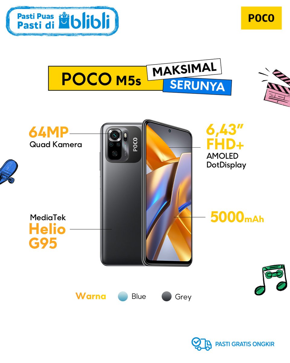 Reply 🙏 untuk POCO M5
Reply 🤝 untuk POCO M5s

blibli.app.link/xp-s #BlibliHTA