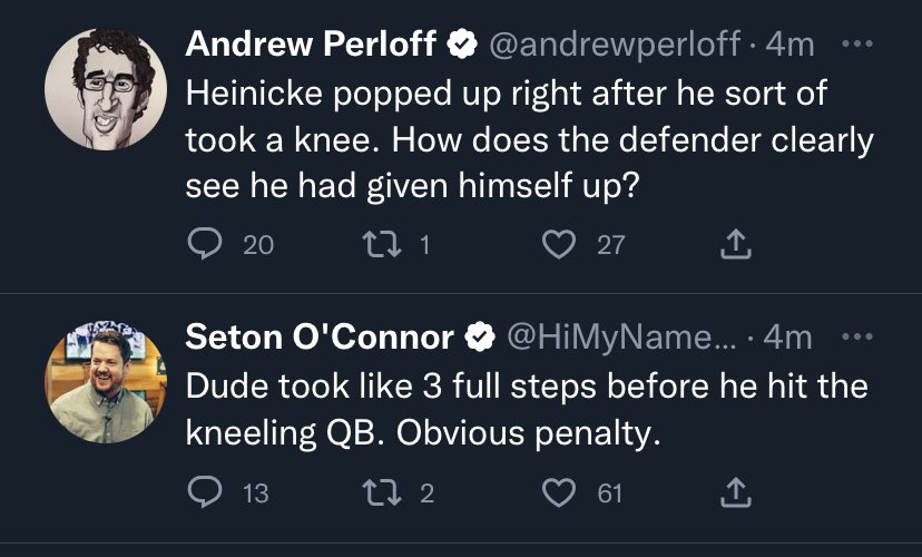bobjameshall's tweet photo. Which Danette should I side with, @andrewperloff or @HiMyNameIsSeton ?  #dpshow #danpatrick https://t.co/VCRk6wlmw2