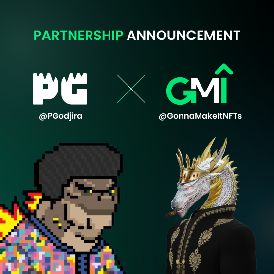 riokorbcrypto's tweet photo. 🎉WL GIVEAWAY🎉

To celebrate the GMI marketplace partnership with 
@PGodjira , they’ve allowed me to giveaway 100 $gmi tokens.

3 winners will be picked in 24h to split the tokens!

To join
✅ Like, Follow @gonnamakeitnfts &amp; RT

All the best! #NFTGiveaways #NFTs https://t.co/1u9jHw4eri