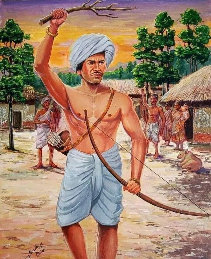 क्रांतिकारी वीर आदिवासी योद्धा बिरसा मुंडा जी की  जन्म जयंती पर शत् शत् नमन💐💐
#BirsaMunda