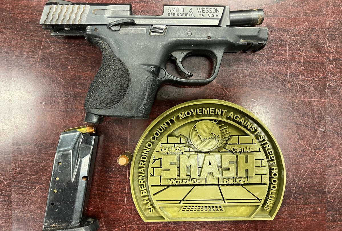 SanBernardinoPD's tweet photo. MET OFFICERS ARE UNSTOPPABLE
MET Officers made two notable felony arrests in differing areas of the city. Both arrests were of gang members carrying concealed loaded, unregistered handguns.
#StandardOfExcellence #GettingAfterIt #JoinSBPD #ProactivePoliceWork @SBPD_CHIEF https://t.co/sb66NeHv6c