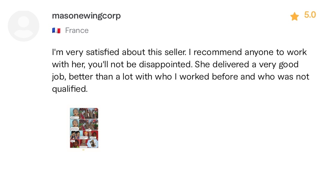 Clients feedback 
#NFTCommunity #nftcollectors #NFTs #Crypto #Bitcoin #comic