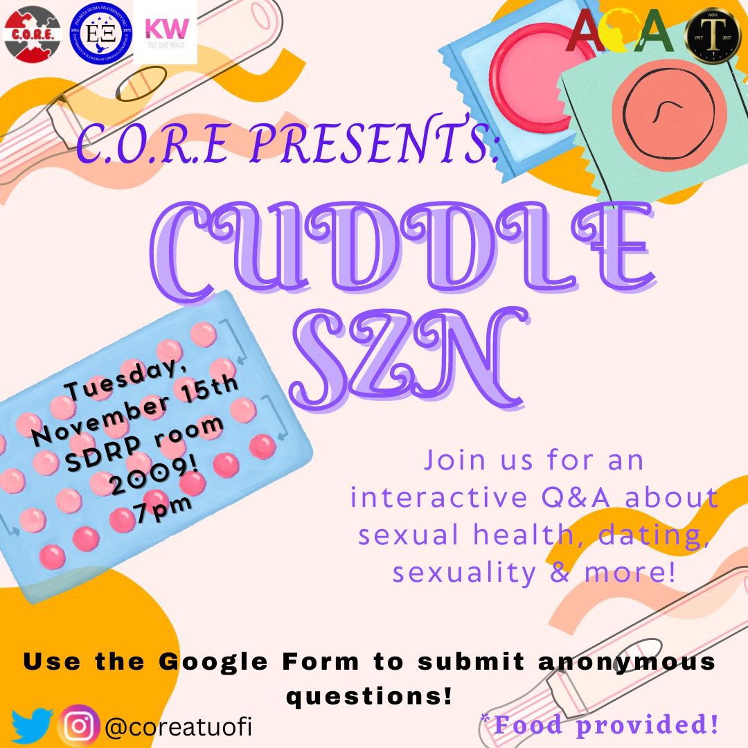 Don’t forget to come out for our annual event! McKinley Sexual Peers will present and we will be passing out sexual health goodie bags! See you tomorrow!