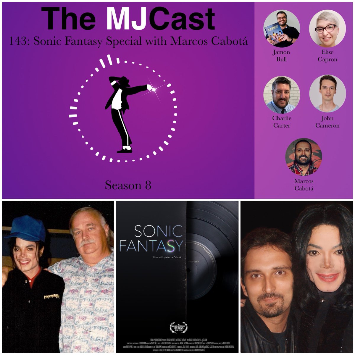 TheMJCast's tweet photo. It's #TheMJCastFlashback, #Thriller40 edition!
Let's #rewind to #TheMJCast143 w @MarcosCabota--our chat about his doc, @Sonic_Fantasy, which tells the journey of the #Thriller album.
Listen &amp; subscribe! -E💖
#TheMJCastArchives
🟣 https://t.co/MUQde8gK60
🟢 https://t.co/KuZGpavDVd https://t.co/gsm4EPV2Ak