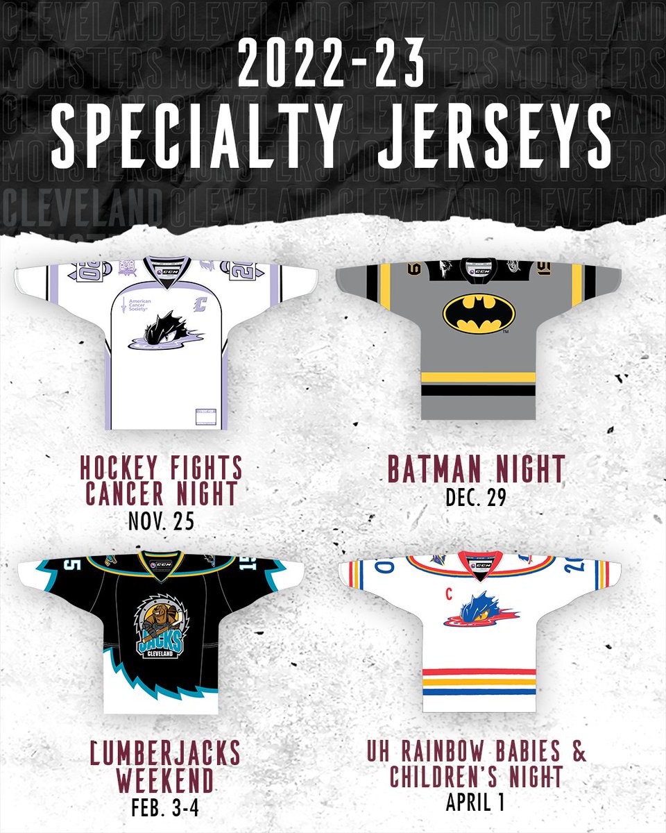 monstershockey's tweet image. 𝗩𝗢𝗧𝗘 𝗡𝗢𝗪: bit.ly/MonstersSpecia…

Our specialty jerseys are here and you can snag your own &amp;amp; ✌ tickets to that game 𝗙𝗢𝗥 𝗙𝗥𝗘𝗘!! Vote for your favorite at the link above to be entered to win ⬆