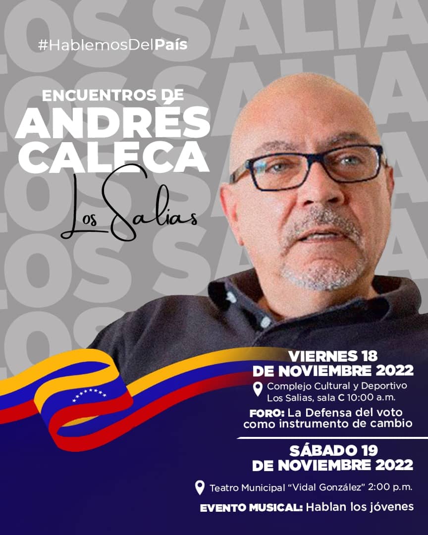 Este fin de semana, en los Altos Mirandinos: viernes 18 a las 10 de la mañana estaré #hablandodelpais, en Defensa del Voto Como Instrumento de Cambio con los partidos políticos, gremios, sindicatos,  y vecinos.
El sábado 19, Hablarán los Jóvenes.
Todos están invitados. Nos vemos.