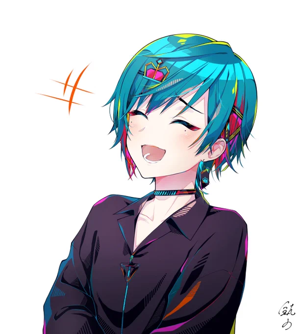 Vtuberの電磁トラムくん()の切り抜き動画用のお写真撮らせていただきましたキャラクターのいろんな表情を表現するのが好きなのでとても楽しかったです! 