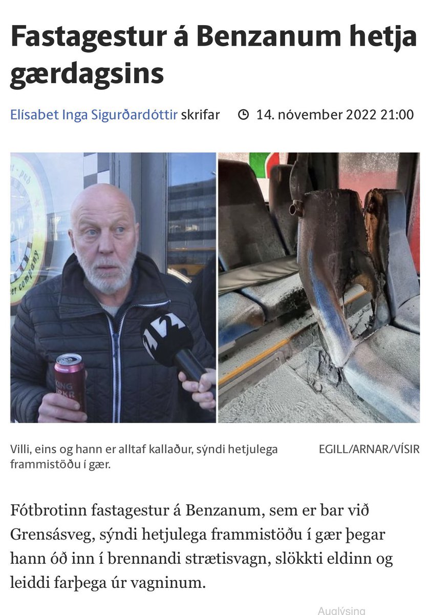 Vakti strákana, bara út sko. Ég fer ekkert að láta kveikja í mér í dag - vol 2