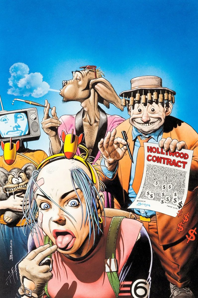 Filmjet🛩 on Twitter "Tank Girl by Brian Bolland"