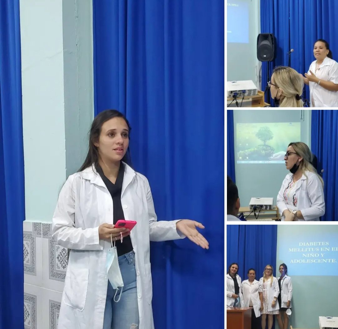 #díamundialdeladiabetes
 Jornada 'Por los Caminos de la Salud' en el HPU, se imparte la conferencia: LA DIABETES MELLITUS EN EL NIÑO Y ADOLESCENTE.
@YagenPomares @LivanRojas4 @japortalmiranda @DiazCanelB