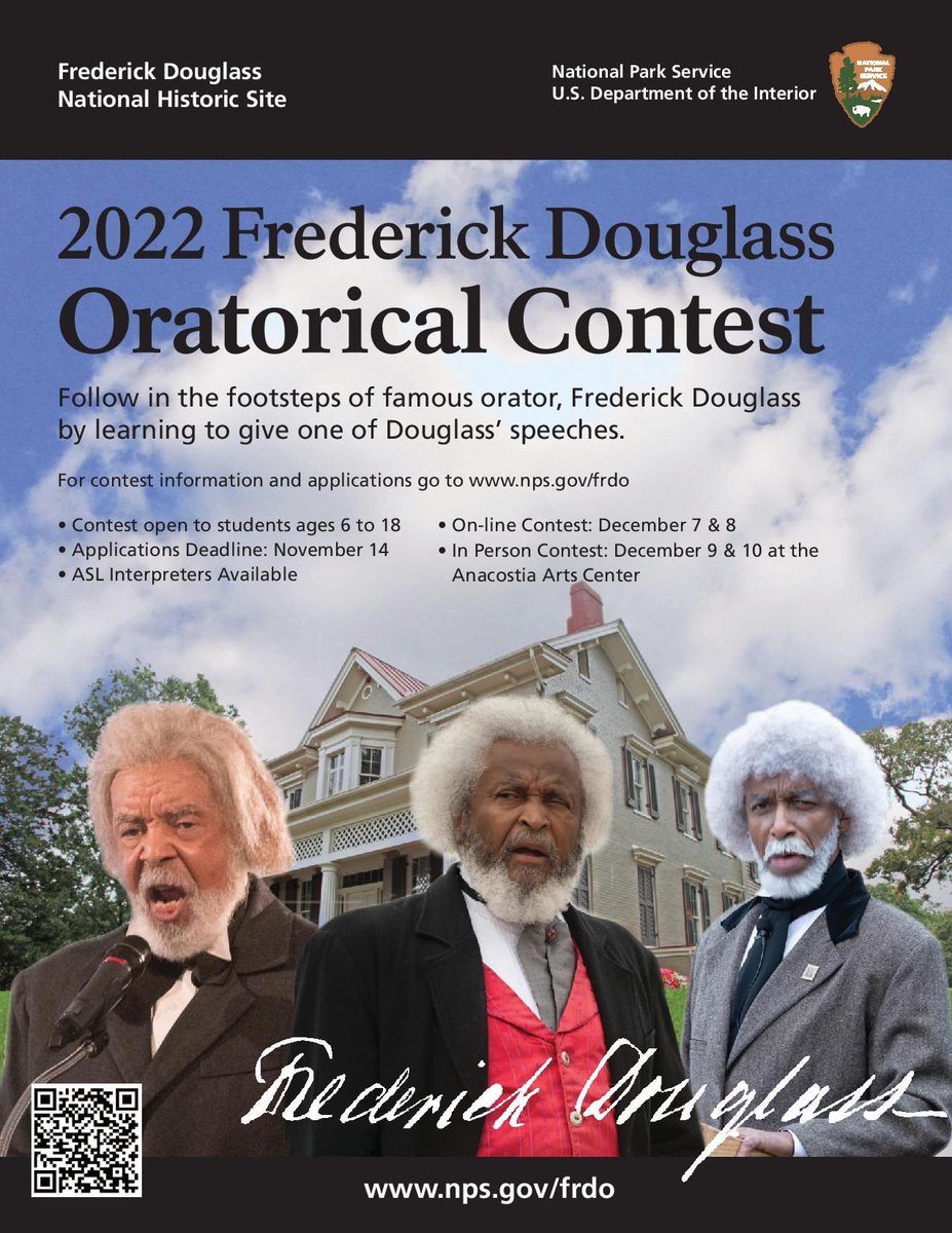 Students 6-18 yrs old can still participate in our Oratorical Contest! This year, there will be both a virtual & an in-person contest & there will be ASL interpreters available so deaf & hard of hearing students can compete too! Sign up here: https://t.co/rSdxAzxSde https://t.co/6kFnThVk85