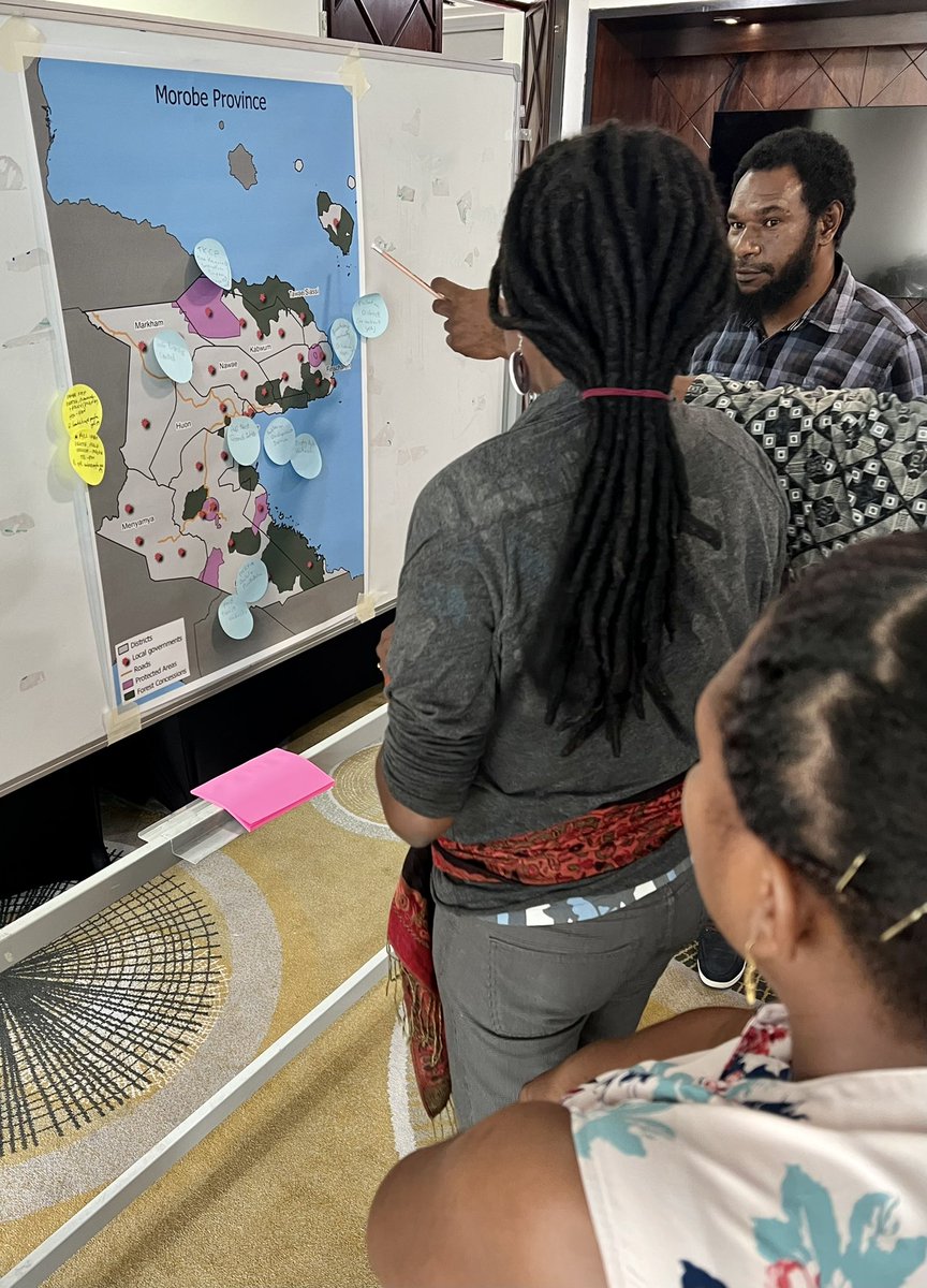 Bcabarle's tweet photo. @USAIDAsia in #papuanewguinea #sustainablelandscapes co-development workshop off to a great start between partners #forcertpng #CELCOR @foresttrendsorg @PalladiumImpact  https://t.co/aG3i8FnU1G https://t.co/bbB6N4fEid