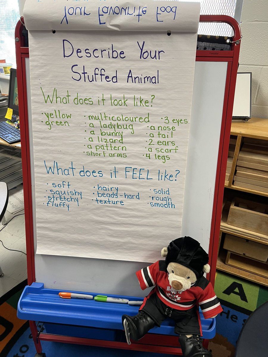 MsWarecki's tweet photo. Students worked so hard the past two weeks to earn their chosen reward! Of course we turned it into a learning experience by describing our stuffed animals! https://t.co/58KXsaU9x9