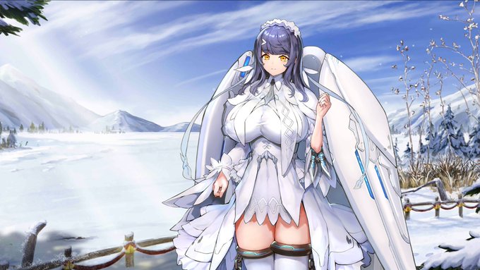 雪原背景似合いすぎるバイオロイドNo.1 