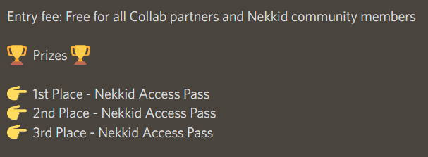 Collab partners will have tonight's password

<a href="/AwesomeApesNFT/">AWESOME APES</a>
<a href="/BEOMetaverse/">Beyond Earth Land</a>
<a href="/collectingmeta/">Princess Jasmine</a>
<a href="/ClementinesGame/">Clementine's Nightmare</a>
@CrazyDAO_ 
<a href="/CryptoMonkzNFT/">CryptoMonkz NFT</a>
<a href="/DeezNutzNFT/">Deez NFTs 🥜</a>
@LaycGamblers
<a href="/lionsdenpoker/">Lions Den Poker Club 🦁 WildSide // MINTING NOW 🦁</a>
<a href="/NFTInfernals/">The Infernals</a>
<a href="/PiratesMeta/">Pirates of the Metaverse 🔛 FLOW</a>
<a href="/PoodleDunks/">PoodleDunks</a>
<a href="/TheCyberHornets/">Cyber Hornets</a>
@W3PokerClub
@WrldEcoPasses
<a href="/WorldOfFreight/">World of Freight</a>