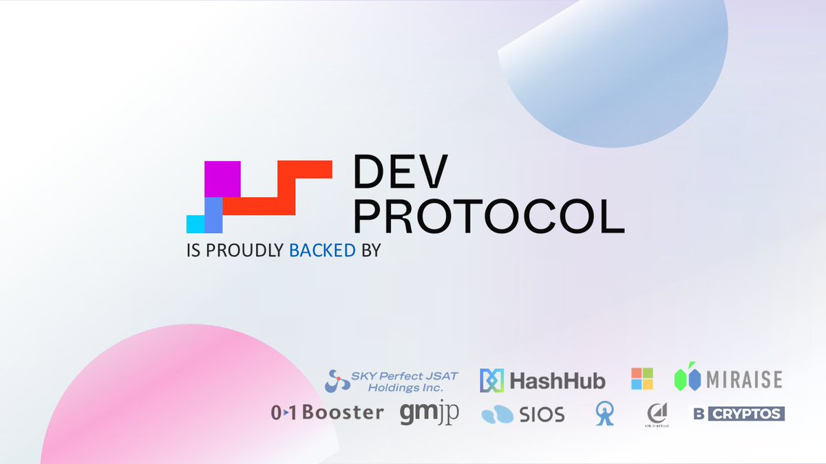 Just in case you missed it, in October $DEV Protocol announced a $1.78m USD round of funding led by <a href="/gmjplol/">gmjp.lol</a>. We're building something special on #web3, and the world is taking notice! #devprotocol
