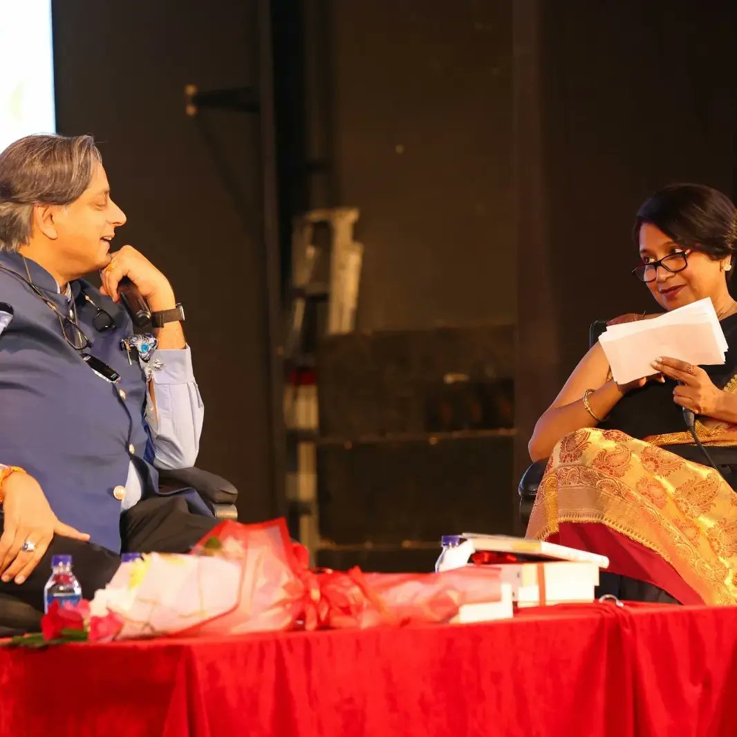 rajiukrishnan's tweet photo. Great interactive session with the #oneandonly @ShashiTharoor at the #BKS #Bahrain as part of BKS-DC International Book Fair...on his latest book Ambedkar: A Life... https://t.co/28A669XoTc