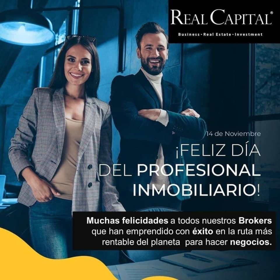 🚩¡FELIZ DÍA DEL #PROFESIONALINMOBILIARIO!🎉

¡Felicidades a todos los Brokers de Real Capital que hoy forman parte de la Comunidad de Emprendedores Inmobiliarios Más Grande del Planeta!🌎

🏅A seguir construyendo sueños juntos.

Real Capital México 

Live your dreams!