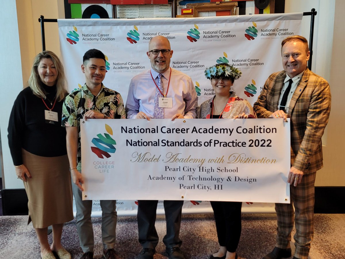 Good times at the <a href="/CareerAcadsNCAC/">NCAC</a> conference in Atlanta.... learning from other schools and picking up accolades along the way! <a href="/PearlCityHS/">Pearl City High School</a> <a href="/PWComplex/">PWComplex</a>