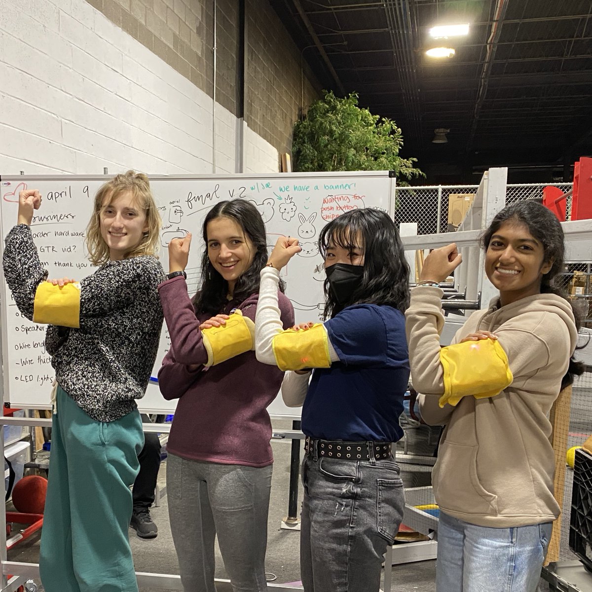 We're back and buzzing!🐝

<a href="/TheGirlsofSteel/">Girls of Steel Robotics</a> #TeamREV #BuzzBand #WomenInSTEM #getbusybuzzing
