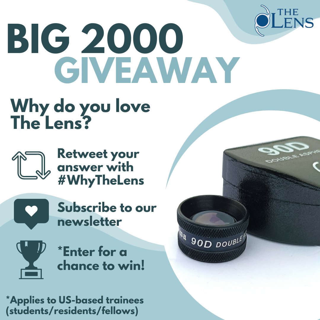 The Lens: Ophthalmology Research Newsletter tweet media