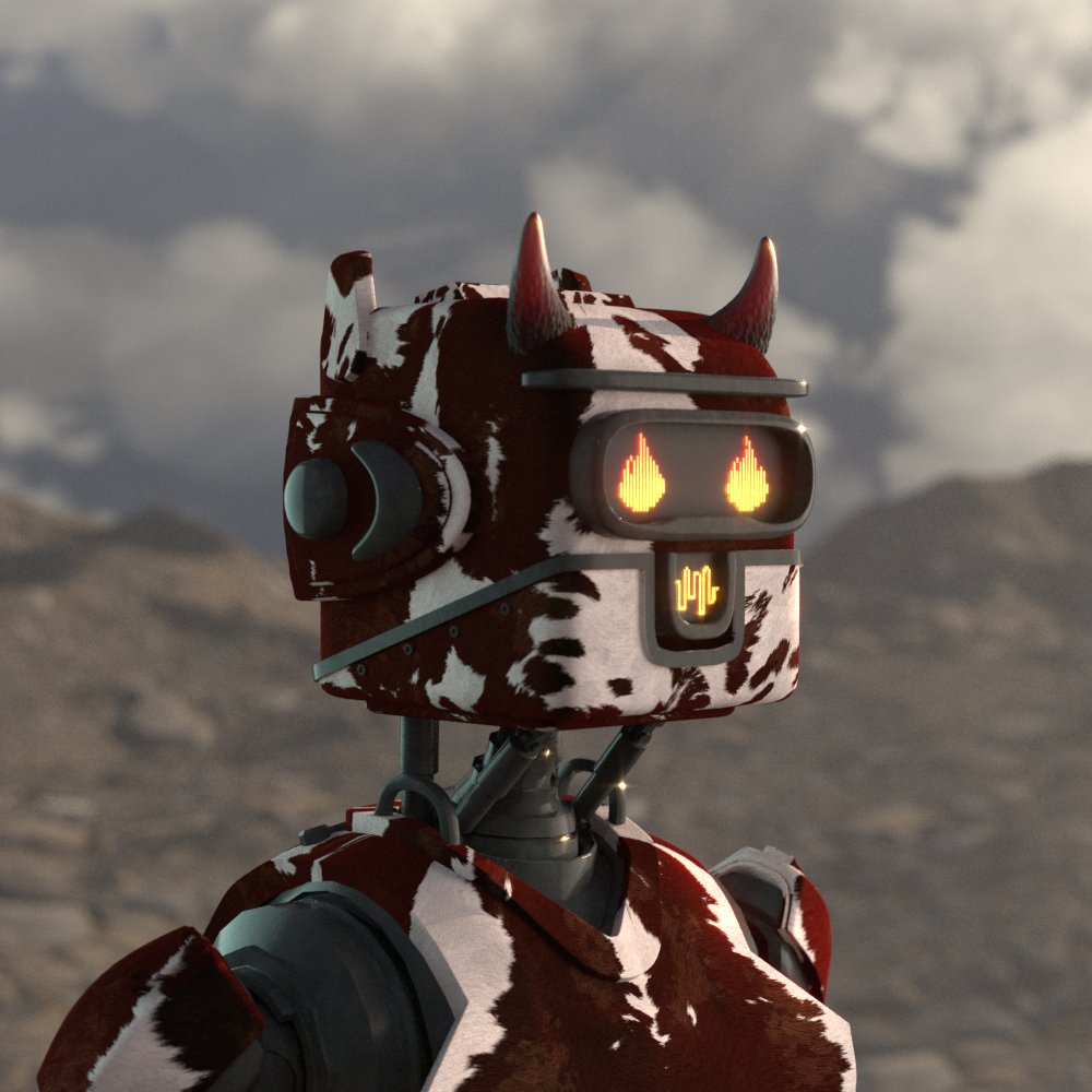 this custom 1/1 bothead I made for MOOMOO

<a href="/Papa_MooMoo/">PapaMooMoo</a> <a href="/Bot_Head_NFT/">Bot Head</a> 

imagine showing this to someone in the 1800s 😂