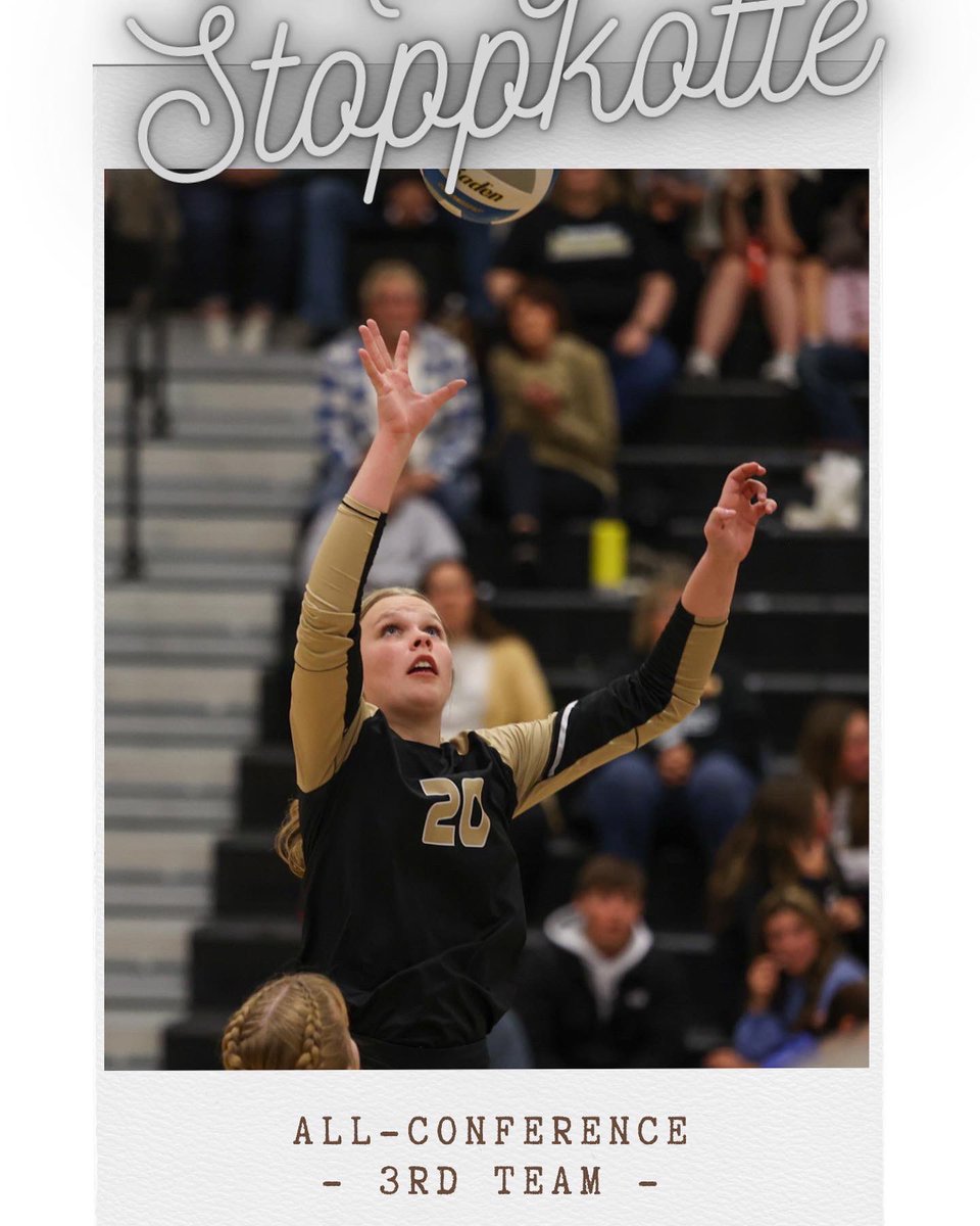 GINWvolleyball's tweet photo. Central 10 All Conference
2nd Team - Whitney Loman
3rd Team - Chloe Mader
3rd Team - Mikyna Stoppkotte
Honorable Mention - Hannah Fletcher &amp; Taylor Jakubowski

#ginwvikings #c10c https://t.co/W3BgWvsL4k