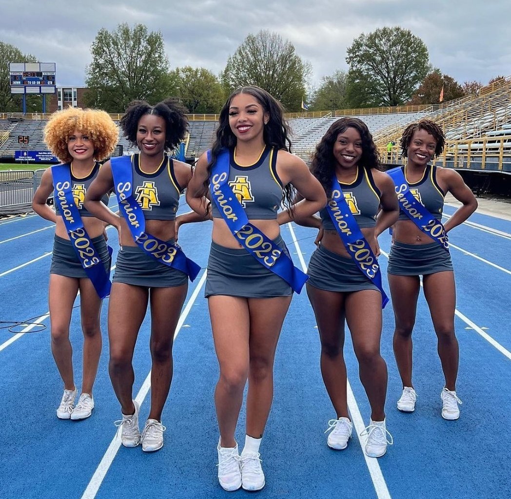 North Carolina A&amp;T State University Senior Cheerleaders
