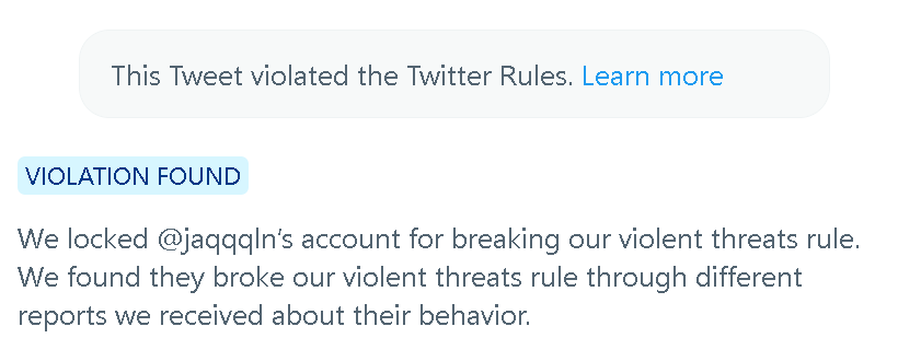 Timeforjackie's tweet photo. Hateful, abusive, violent, threatening... https://t.co/2IkznIB8uG