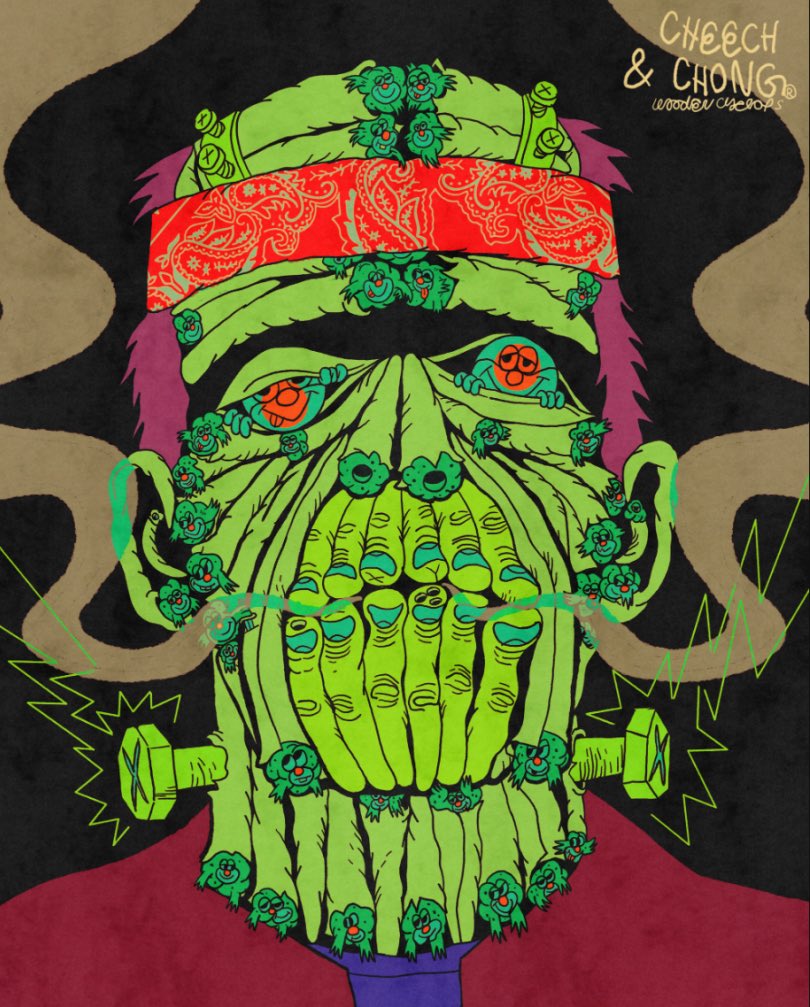 THCwisconsin's tweet photo. You can participate in a giveaway happening in the Announcement channel of The Hub Collective discord server. This @MyHomies Cheech and Chong NFT Poster was created by @WoodenCyclops! (https://t.co/SowIJnsrIT)
#TheHubWI #THCwisconsin #TheHubCollective https://t.co/ZO4uTCZBgW