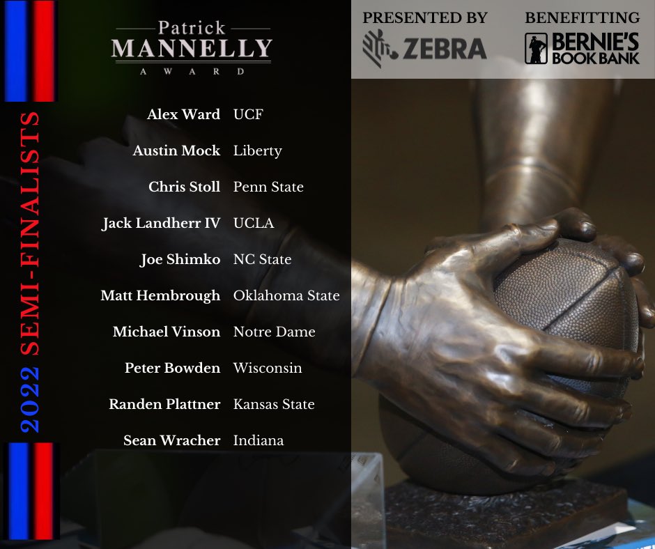 The Patrick Mannelly Long Snapper Award tweet media