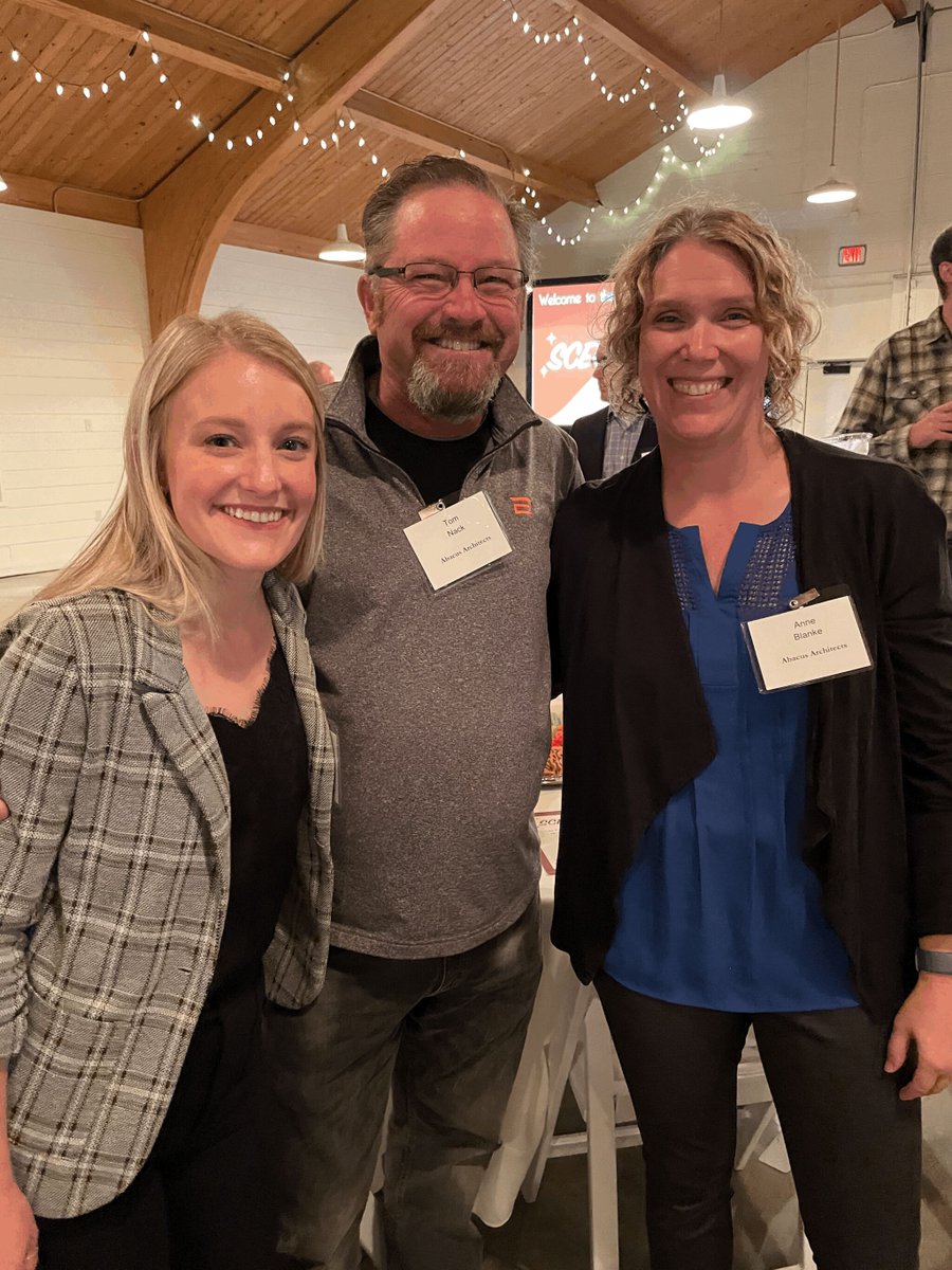 AbacusMke's tweet photo. We had a great time at the #SCEDCelebration! Thanks @ShebCoEDC for the fun networking at #thewadehouse + congratulations to @AdvocateAurora on receiving the 2022 Economic Driver of the Year award! 🎉
.
.
.
#relationalarchitecture #wisconsinarchitect #sheboyganarchitect https://t.co/lt1t8Tdm2Z