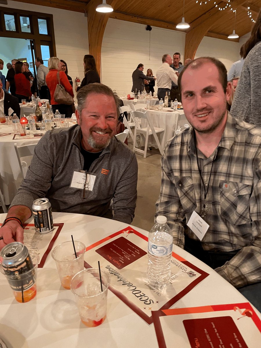 AbacusMke's tweet photo. We had a great time at the #SCEDCelebration! Thanks @ShebCoEDC for the fun networking at #thewadehouse + congratulations to @AdvocateAurora on receiving the 2022 Economic Driver of the Year award! 🎉
.
.
.
#relationalarchitecture #wisconsinarchitect #sheboyganarchitect https://t.co/lt1t8Tdm2Z