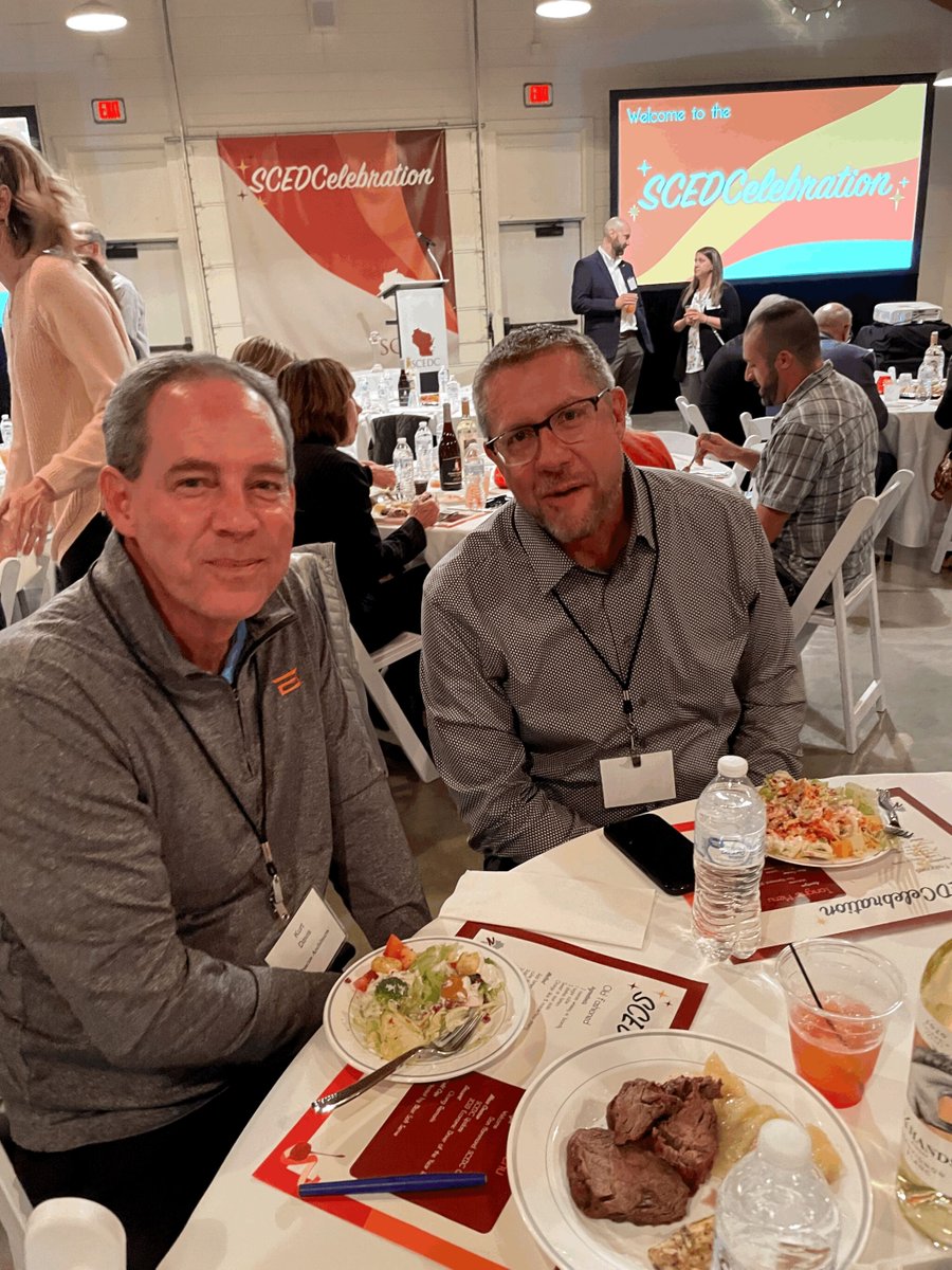 AbacusMke's tweet photo. We had a great time at the #SCEDCelebration! Thanks @ShebCoEDC for the fun networking at #thewadehouse + congratulations to @AdvocateAurora on receiving the 2022 Economic Driver of the Year award! 🎉
.
.
.
#relationalarchitecture #wisconsinarchitect #sheboyganarchitect https://t.co/lt1t8Tdm2Z