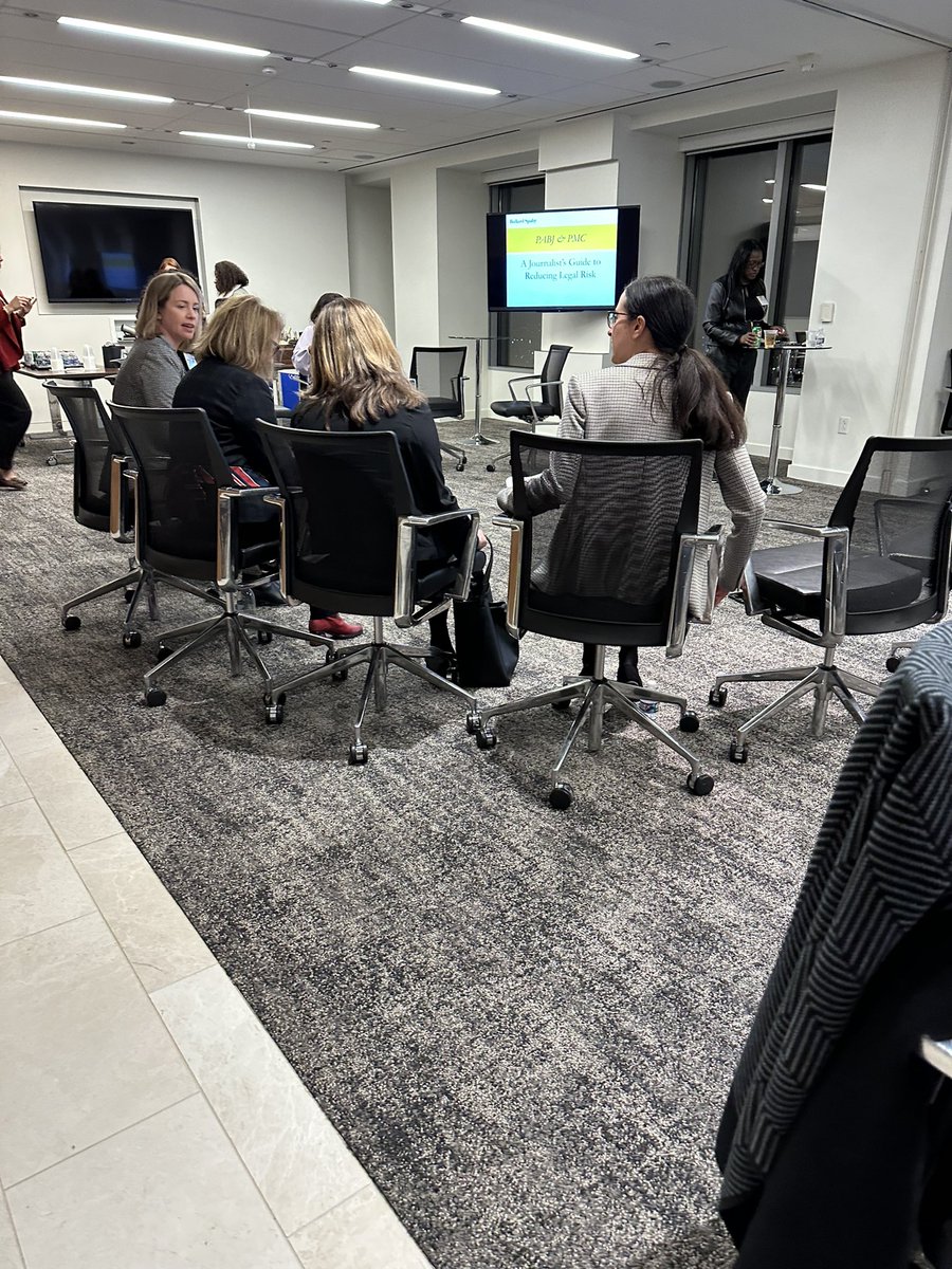 Even after epic banquets, <a href="/pabj/">Philadelphia Association of Black Journalists ✊🏾</a> is back to work ensuring our members are among the best trained of #journalists in the business. Thanks to <a href="/PA4ModernCourts/">PA for Modern Courts</a> and <a href="/BallardSpahrLLP/">Ballard Spahr LLP</a> for an informative evening.