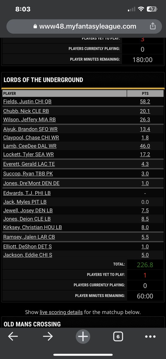panthersokcduke's tweet photo. @NFLFantasy https://t.co/OgsNRkA6V4
