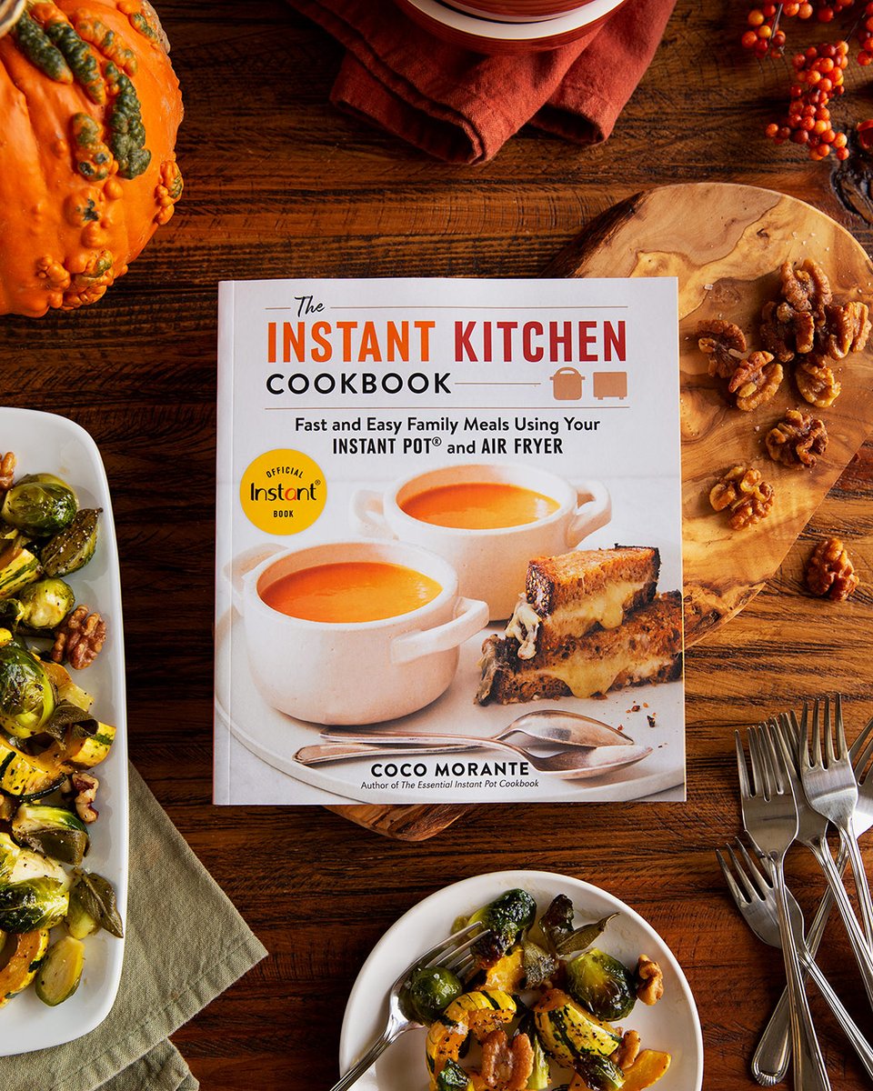 In stores now, THE INSTANT KITCHEN COOKBOOK has 100 foolproof recipes for the Instant Pot and Air Fryer Oven, from bestselling author <a href="/cocomorante/">Coco Morante</a>!