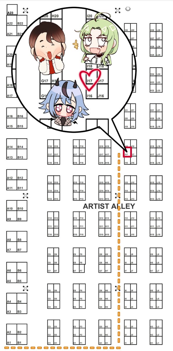 I'll be at ANYC this weekend with @owbajoesigh and @banhseoh at table i17!!!

It's our very first time tabling, so please be kind and gentle with us 🥺 