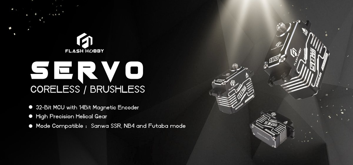 Flash  Hobby  磁気エンコーダーサーボ 2022

38kg、48kg、58kg のサーボは以下に適しています:
固定翼模型飛行機、模型ヘリコプター、立体飛行機、ターボジェット、リモコンボート、1/8、1/10クライミングカー、ショートトラック、オフロード車。