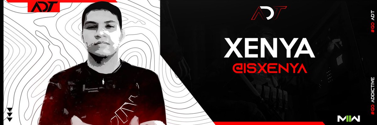 Le damos la bienvenida a un equipo joven para esta temporada de #MWII
Ellos son :
 
💊 <a href="/Syroh_11/">Syroh</a> 
💊 @IsXenya 
💊 <a href="/JKEK02/">Zkekas</a> 
💊 <a href="/Jesteradt/">Jester</a> 

Dando oportunidad a los más jóvenes #GoADT  #CodIslife
Designer : @Sxker_