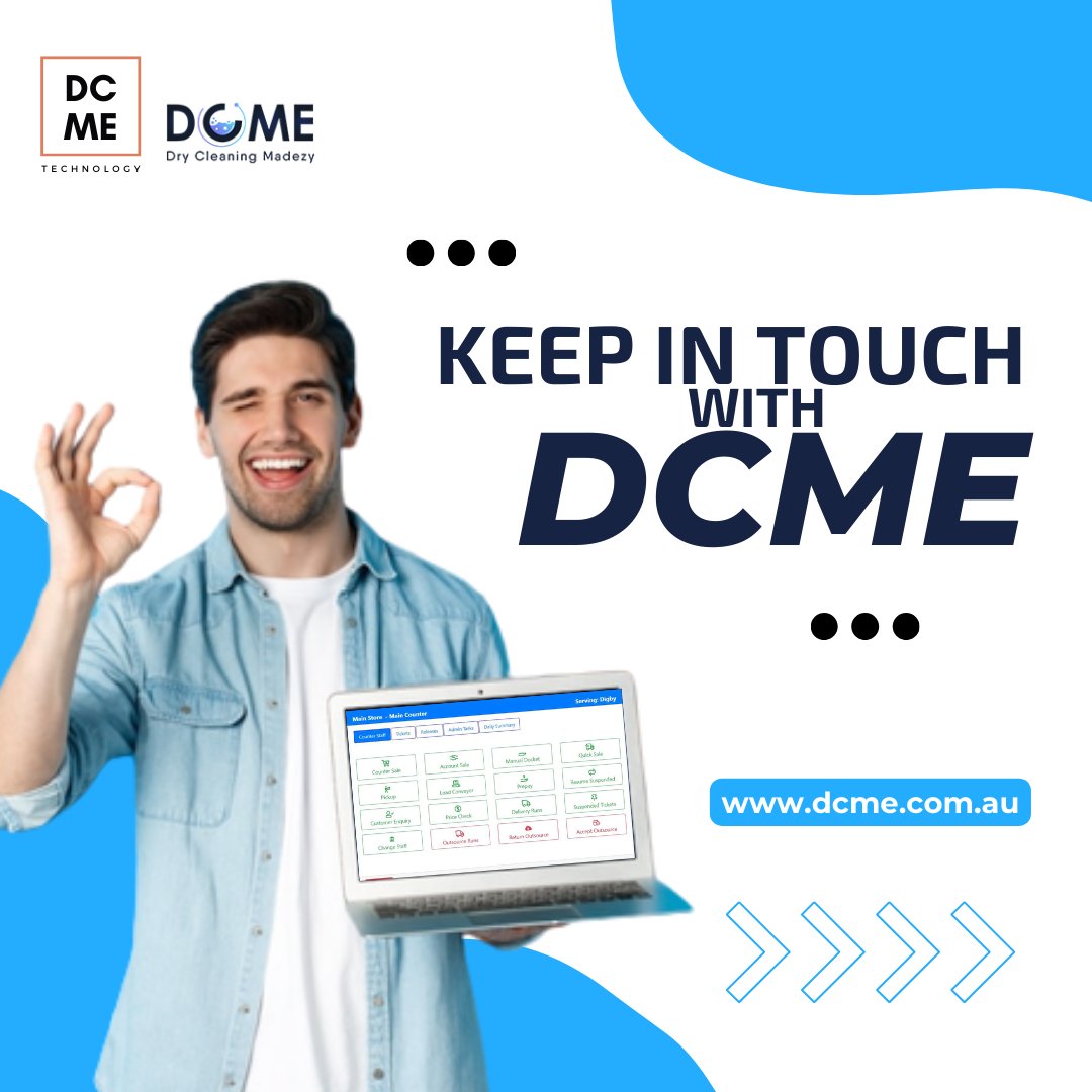 dcmesoftware's tweet image. You no longer need to stress about forgetting our shop&apos;s phone number if you need it quickly.

On our website, there are numerous ways to get in touch with us. You can reach us in a number of ways, including via phone at 1800733269 and email at barry@dcme.com.au. 

#drycleaning