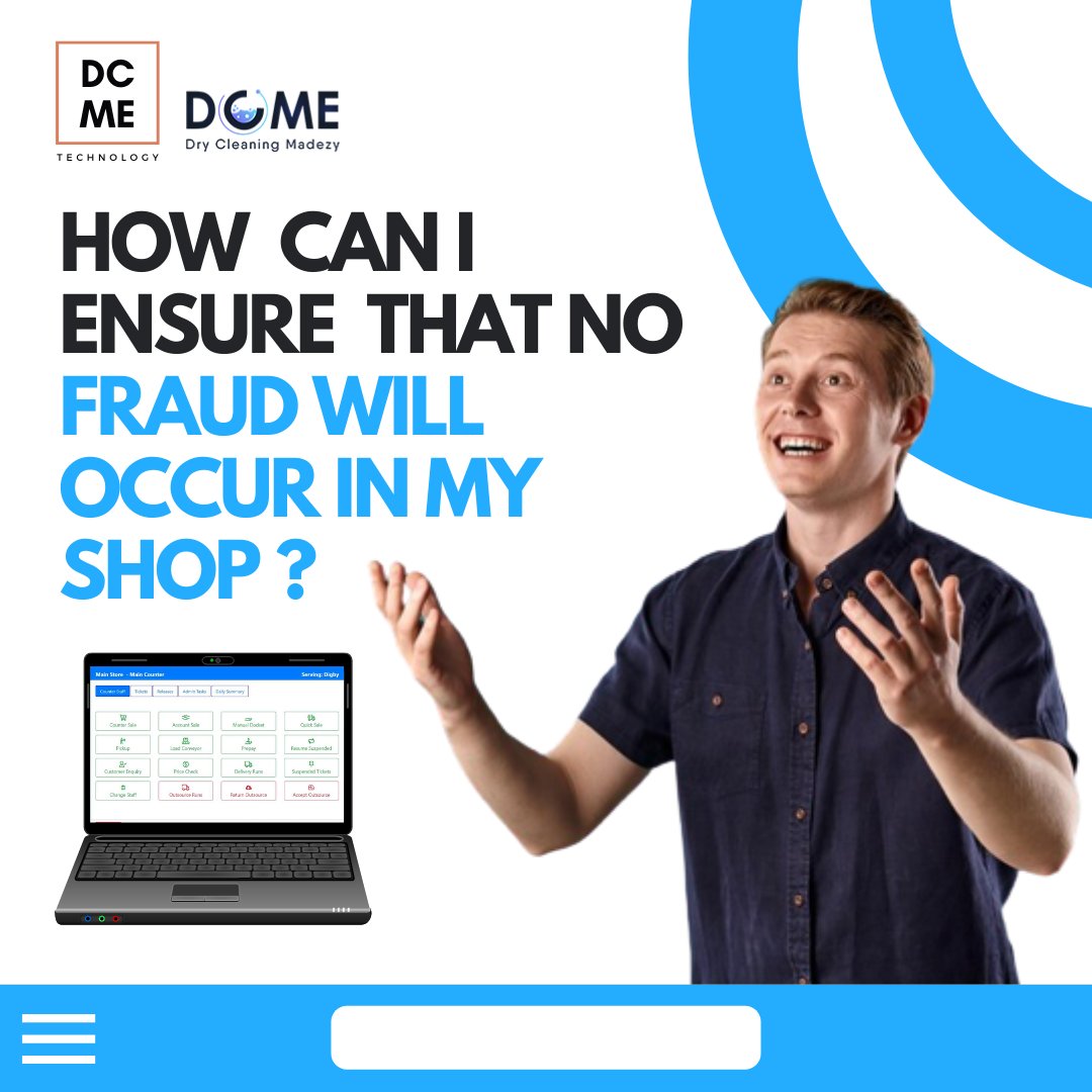 dcmesoftware's tweet image. DCME provides Fraud Detection services. All Red Boxes include a CCTV system, which consists of four cameras, one of which is pointed at the garment conveyor for true accuracy of what is being taken off the garment conveyor.

#drycleaning #drycleaners #drycleaningpos #pointofsale