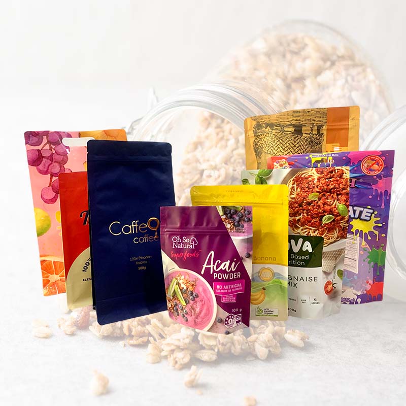 BellaPack1993's tweet photo. Granola pouches are a great flexible packaging solution for resealable, multi-use snacking.With high barrier  custom printed stand up pouches with your brand,Packmic offers a convenient packaging for cereal products baggging solution.😊https://t.co/t8ckc7NyZj https://t.co/XuGVg7WRax