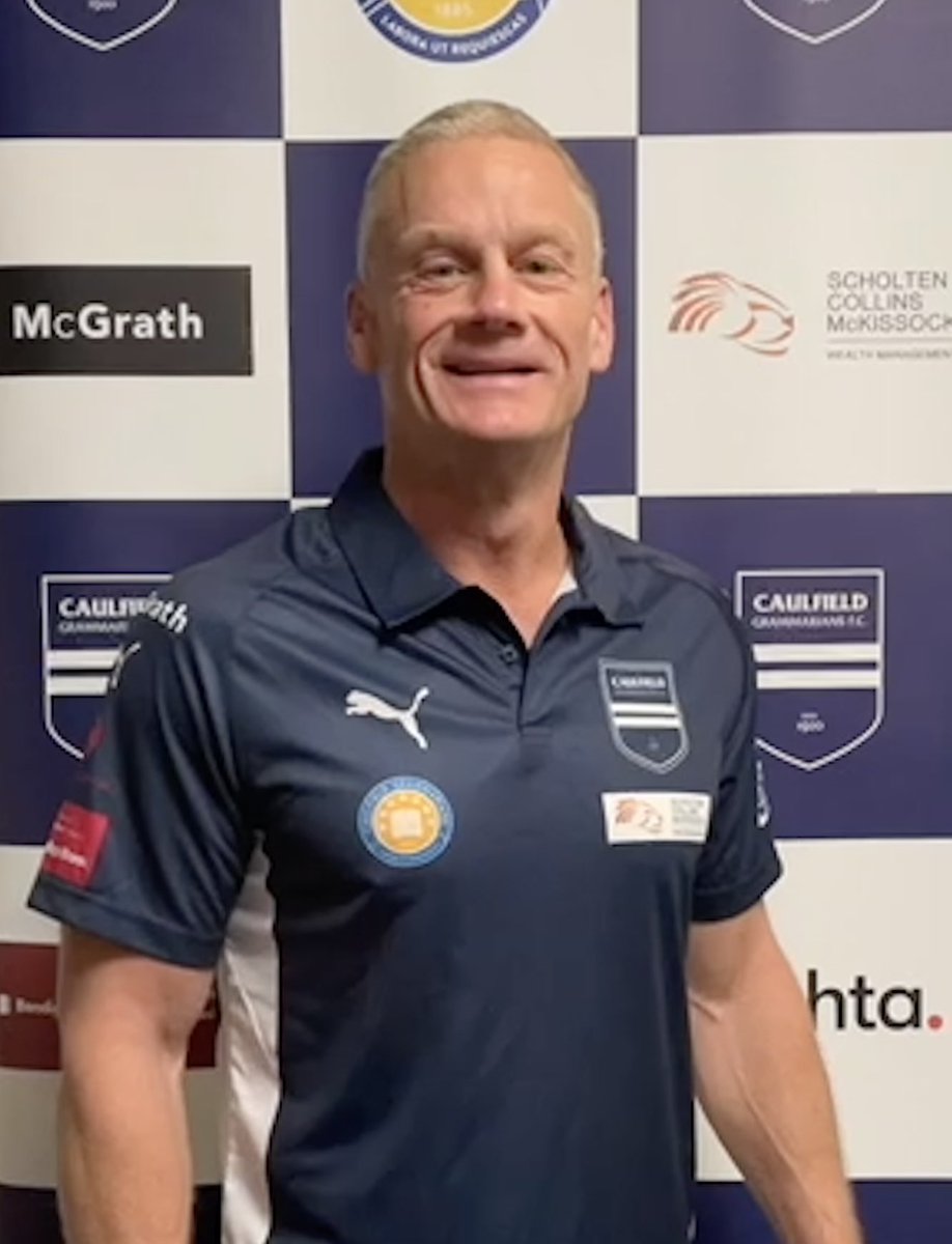 PaulAmy375's tweet image. Locked in: former AFL star and senior coach Guy 'Bluey' McKenna lands at Caulfield Grammarians. Great appointment for the VAFA Premier club.