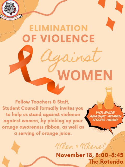 SHS Bulldog Student Council (@socorrostuco) on Twitter photo We invite faculty and staff members to join us this Friday in bringing awareness against Violence Against Women. š§”<a href="/Socorro_HS/">Ignacio Estorga</a> We invite faculty and staff members to join us this Friday in bringing awareness against Violence Against Women. š§”<a href="/Socorro_HS/">Ignacio Estorga</a>