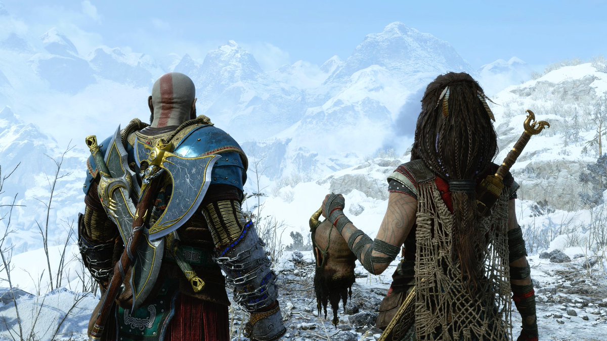 Justin__Door's tweet photo. #GodofWarRagnarok is a fucking masterpiece from start to finish. Everything whether it’s the narrative, score, combat, or visuals feels polished to the max. It closed the norse saga beautifully and I can’t wait to see what @SonySantaMonica has in store next. 10/10 GOTY https://t.co/fDILYR9lFf