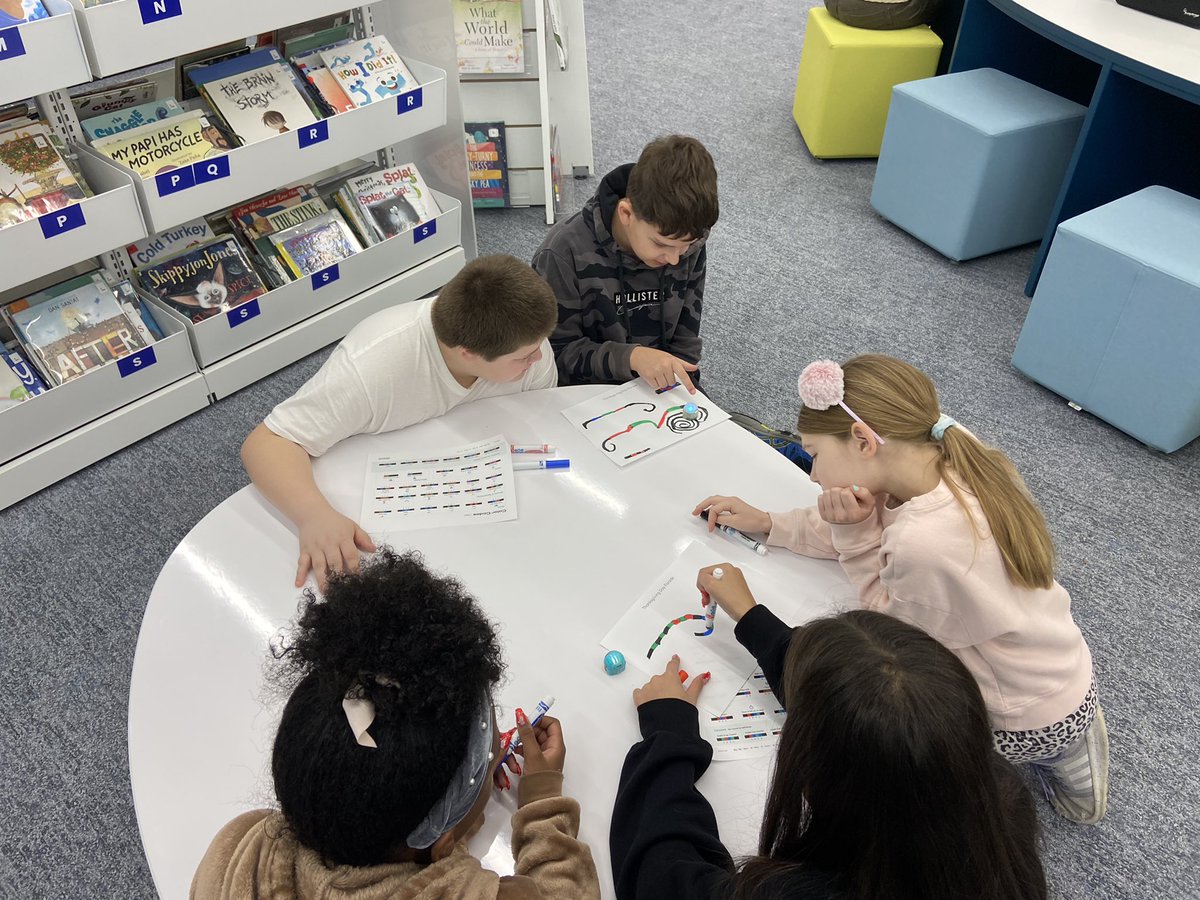 Coding parade routes for our ozobots to follow for a Thanksgiving Day Parade! <a href="/Ozobot/">Ozobot</a> #wbend15 #MoreThanEver #ProudToBe15 #LITinD15 <a href="/D15Schools/">Community Consolidated School District 15</a>